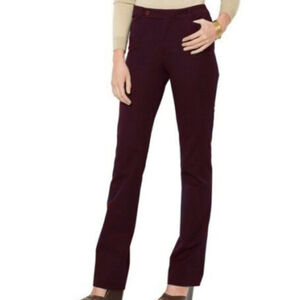Ralph Lauren Adelle chocolate brown pants 6P